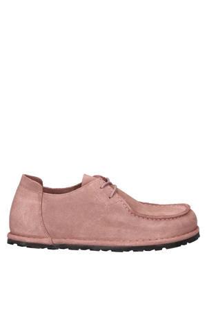 Utti Lace suède veterschoenen roze