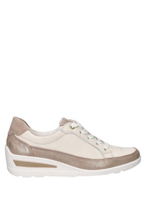 Zurich 2.0 leren sneakers ecru/taupe