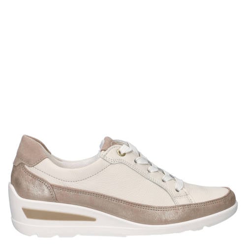 Ara Zurich 2.0 leren sneakers ecru/taupe afbeelding