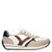 Rieker leren sneakers wit/beige/panter