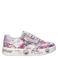 Mustang leren sneakers lila/wit