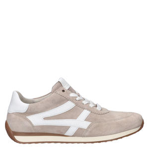 suède sneakers zand