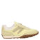 Nelson suède sneakers lichtgeel
