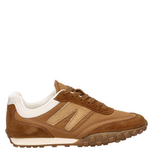 suède sneakers cognac