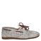 Maruti Eliza leren bootschoenen met ponyhair wit/zwart