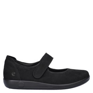 Soft 2.0 nubuck klittenbandschoenen zwart