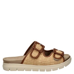 Flex rieten slippers naturel