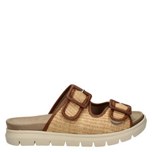 Flex rieten slippers naturel