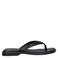 Vagabond Izzy leren teenslippers zwart