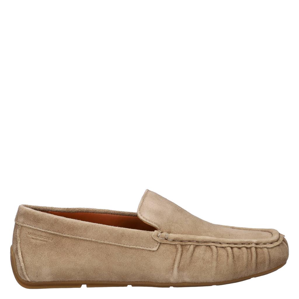 Beige dames Vagabond Mika suède mocassins -