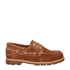 Joslyn suède bootschoenen cognac