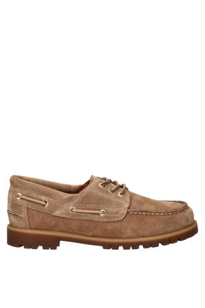 Joslyn suède bootschoenen lichtbruin
