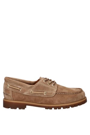 Joslyn suède bootschoenen lichtbruin
