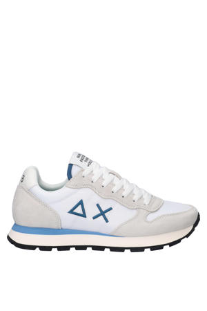 Tom Solid sneakers wit/blauw