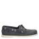Sebago Dockside Nubuck leren bootschoenen blauw