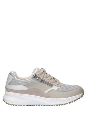 Mara leren sneakers lichtgrijs