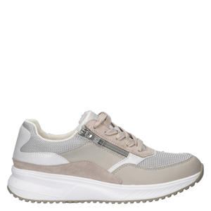 Mara leren sneakers lichtgrijs