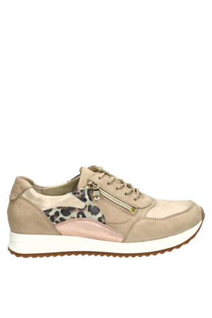 nubuck sneakers beige/roze
