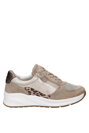Flex suède sneakers beige