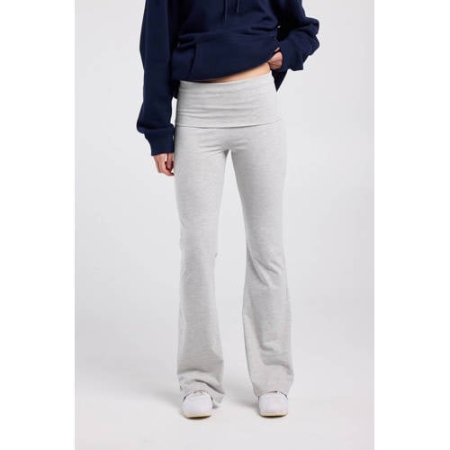 America Today flared high waist legging lichtgrijs afbeelding