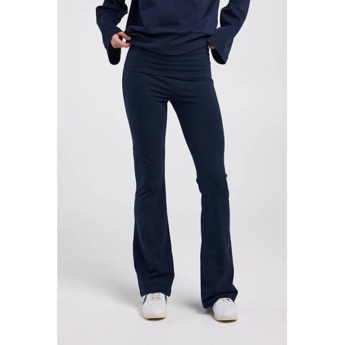 America Today flared high waist legging marineblauw afbeelding