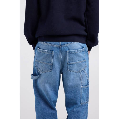 America Today Denver cargo jeans medium blue afbeelding
