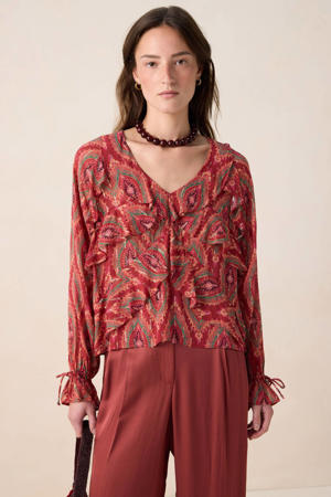 top rood met lurex