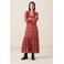 Sissy-Boy midi jurk met all over print rood