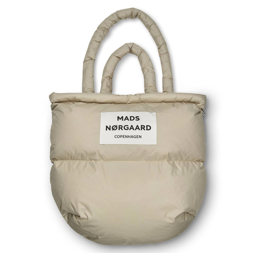 MADS NØRGAARD - COPENHAGEN gewatteerde shopper beige