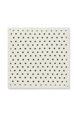 bandana  Soft Cotton ecru/zwart