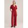 WE Fashion Straight jumpsuit rood