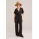 WE Fashion Straight jumpsuit bruin
