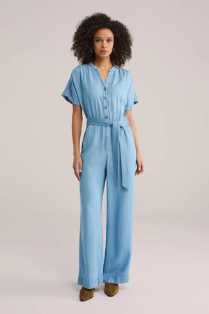 jumpsuit medium blue denim