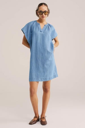 denim spijkerjurk medium blue denim