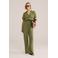 WE Fashion Straight jumpsuit olijfgroen