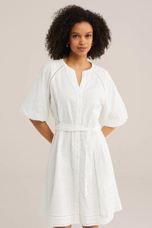 zomerjurk broderie wit