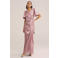 WE Fashion midi jurk lichtroze