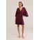 WE Fashion korte jurk donkerrood