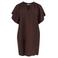 WE Fashion Curve korte jurk bruin