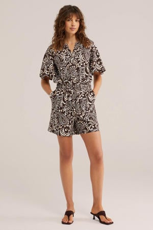 straight playsuit bruin
