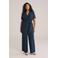 WE Fashion Curve jumpsuit blauw