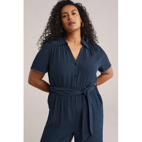 WE Fashion jumpsuit blauw afbeelding