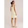WE Fashion zomerjurk lichtgeel