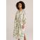 WE Fashion gebloemde blousejurk ecru