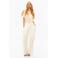 Fifth House wide leg high waist pantalon ecru