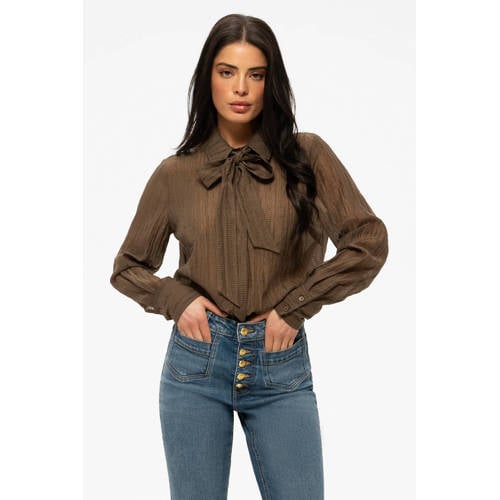 Fifth House blouse donkerbruin afbeelding