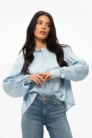 blouse lichtblauw