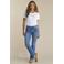 Red Button Babette high waist flared jeans medium blue denim