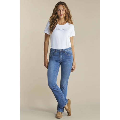 Red Button Babette high waist flared jeans medium blue denim afbeelding