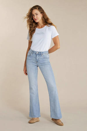 Babette high waist flared jeans light blue denim